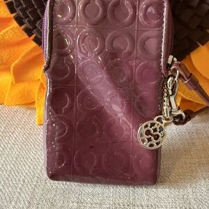 Coach Purple Wristlet